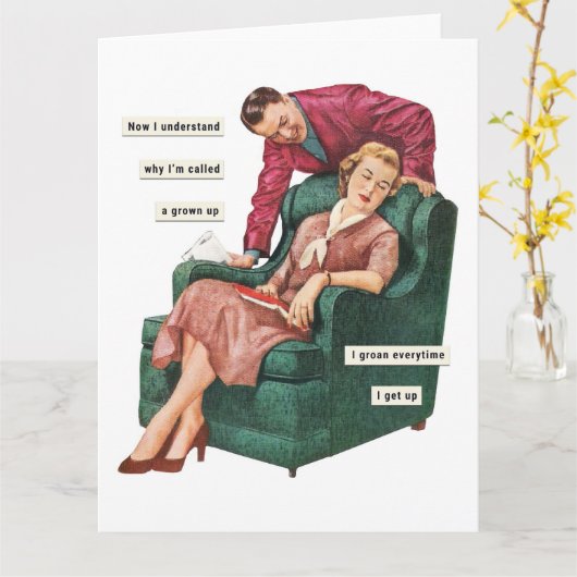 Groeien begroeten kaart (Gele Bloem)