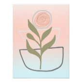 Groeien binnen Boho Abstract Foto Afdruk (Voorkant)