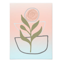 Groeien binnen Boho Abstract
