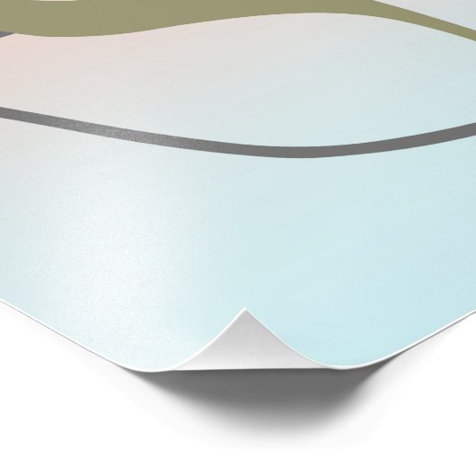 Groeien binnen Boho Abstract Foto Afdruk (Hoek)