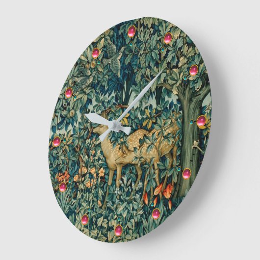 GROEIEN, BOSBOUWDIEREN, DOES, VOGELS GROTE KLOK (Hoek)