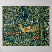 GROEIEN, BOSBOUWDIEREN, DOES, VOGELS POSTER (Voorkant)