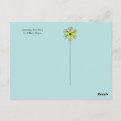 GROEIEN,BOSLANDSE DIEREN DOEN kerstmis Briefkaart (Achterkant)