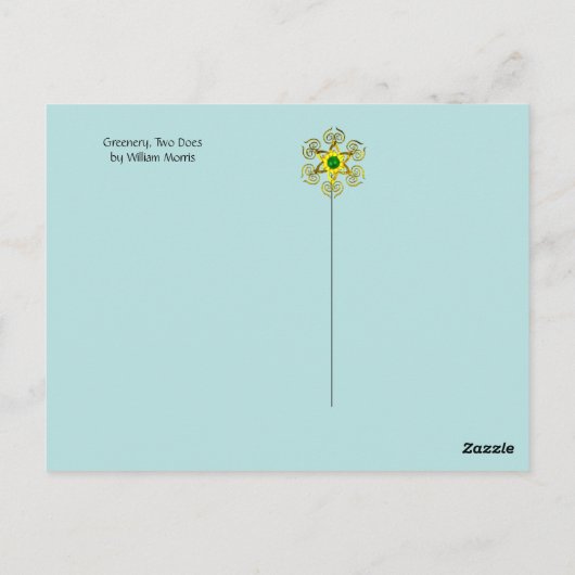 GROEIEN,BOSLANDSE DIEREN DOEN kerstmis Briefkaart (Achterkant)