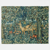 GROEIEN,BOSLANDSE DIEREN DOEN VLOEISTOFFEN FLEECE DEKEN (Voorkant (Horizontaal))