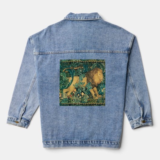 GROEIEN, BOSSTE DIEREN LION Florence Denim Jacket (Achterkant)