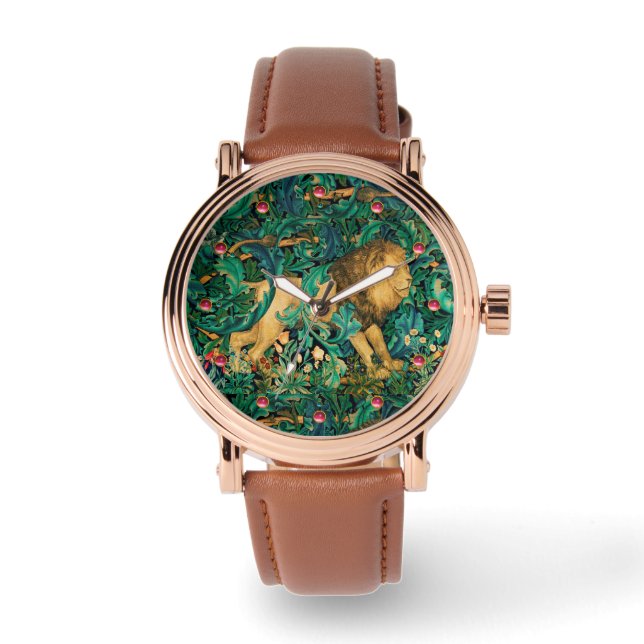 GROEIEN, BOSSTE DIEREN LION Florence Horloge (Voorkant)