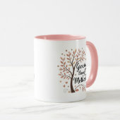 Groeien door Moederschap Mok - Nieuwe Moeder Gift  (Voorkant rechts)