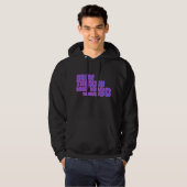Groeien door wat je doormaakt - minimaal hoodie (Voorkant volledig)