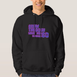 Groeien door wat je doormaakt - minimaal hoodie