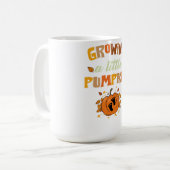  groeien een beetje pompoen Thanksgiving preg Koffiemok (Voorkant links)