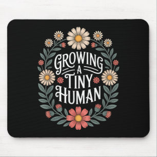 Groeien Een Tiny Human New Mom Dad Zwangerschap Aa Muismat
