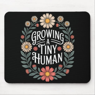 Groeien Een Tiny Human New Mom Dad Zwangerschap Aa Muismat