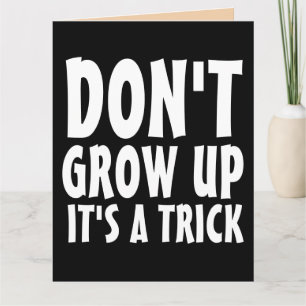 GROEIEN GEEN FUNNY GROTE BIRTHDAY-KAARTEN KAART