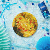 Groeien in goud papieren bordje (Feest)