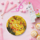 Groeien in goud papieren bordje (Feest)