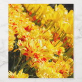 Groeien in goud wijn etiket (Enkel label)