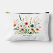 Groeien in Grace bloemen gepersonaliseerd Etui (Voorkant)