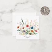 Groeien in Grace Bloemen Notitiekaartje (Voorkant / Achterkant in situ)