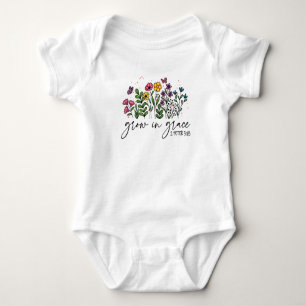 Groeien in Grace – Levendig Bloemen Inspirerend Romper