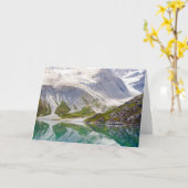 Groeien in het blauw kaart (Gele Bloem)