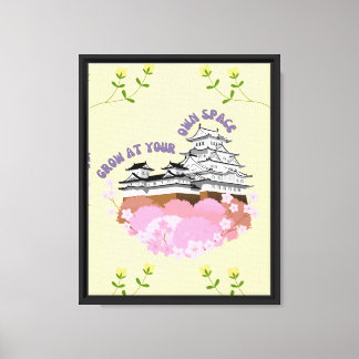 Groeien in je eigen tempo (Muur Canvas Afdruk