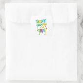 Groeien Is Een Val | Grappige Quote Sticker (Tas)