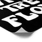 Groeien met de Flow Motivation Quote Poster (Hoek)