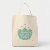 Groeien met liefde en zon tote bag (Voorkant)