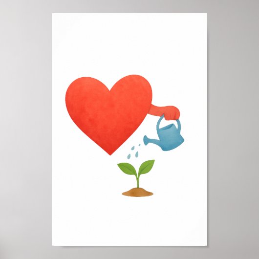 Groeien met liefde poster (Voorkant)