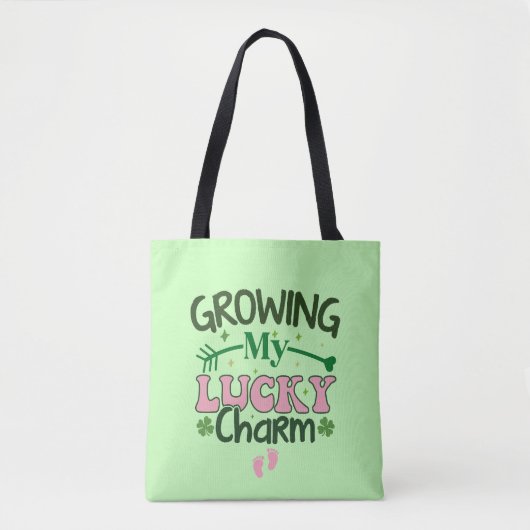 Groeien Mijn Lucky Charm-63421 Tote Bag (Voorkant)