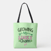 Groeien Mijn Lucky Charm-63421 Tote Bag (Achterkant)