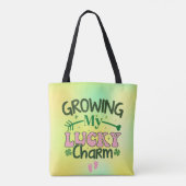 Groeien Mijn Lucky Charm-63421 Tote Bag (Achterkant)