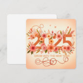 Groeien naar het nieuwe jaar feestdagenkaart (Voorkant / Achterkant)