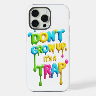 Groeien niet op, het is een val | Grappige Quote i iPhone 15 Pro Max Case