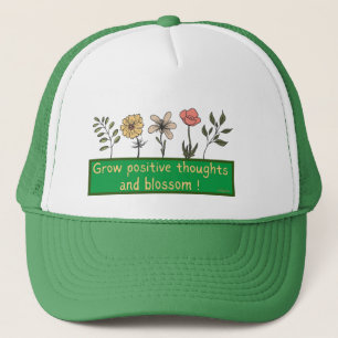 GROEIEN POSITIEVE DENKEN EN BLOSSOM motivatie Trucker Pet