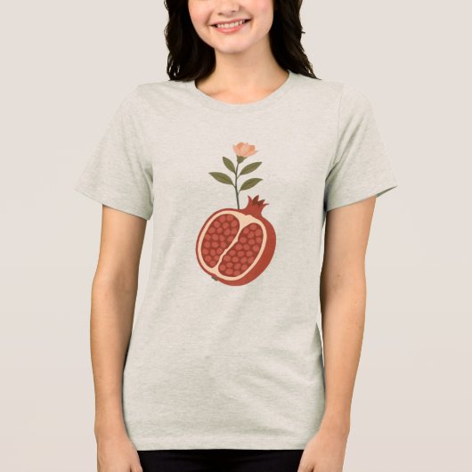 Groeien van binnenuit Tri-Blend shirt (Voorkant)