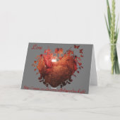 Groeiend Hart van Liefde Wenskaart ! Feestdagen Kaart (Achterkant)