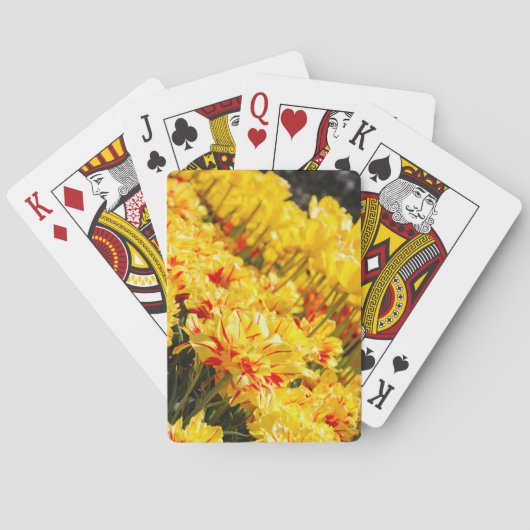 Groeiend in goud pokerkaarten (Achterkant)