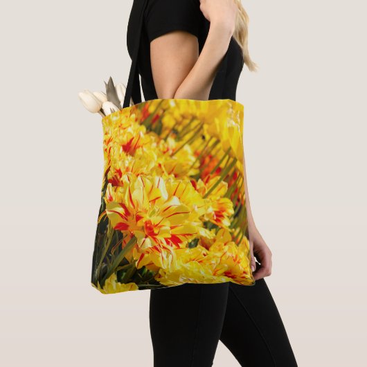 Groeiend in goud tote bag (Dichtbij)