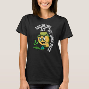 Groeiend in Mijn Eigen Tempo Inspirerende GroeiMen T-shirt