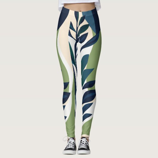 Groeiend ontwerp om vooruit te komen leggings (Voorkant)