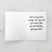 GROEIEND OUD ADVIES VOOR UW **40e ** MET HUMOR! Kaart (Binnen)