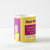 Groeiend oud. Alternatieve beschrijvingen. Koffiemok (Center)