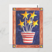 Groeiend patriottisme briefkaart (Voorkant / Achterkant)