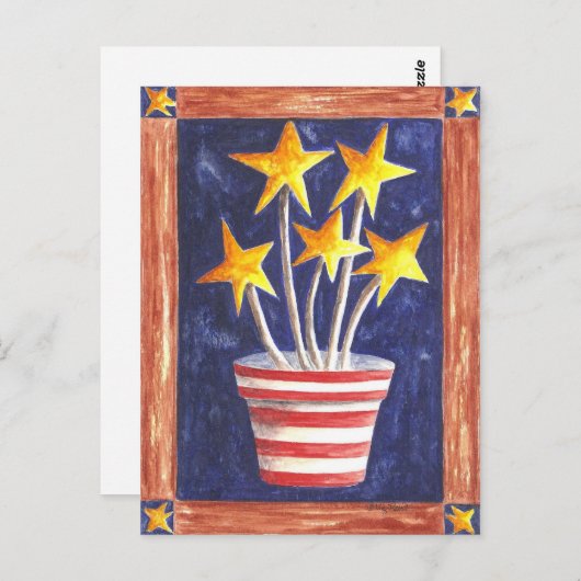 Groeiend patriottisme briefkaart (Voorkant / Achterkant)