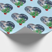 Groeiend Plant met aardwarmte Cadeaupapier (Hoek)