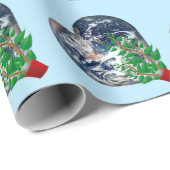 Groeiend Plant met aardwarmte Cadeaupapier (Rol Hoek)