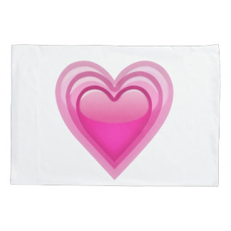 Groeiend Roze Hart - Emoji Kussensloop