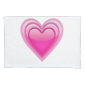 Groeiend Roze Hart - Emoji Kussensloop (Voorkant)